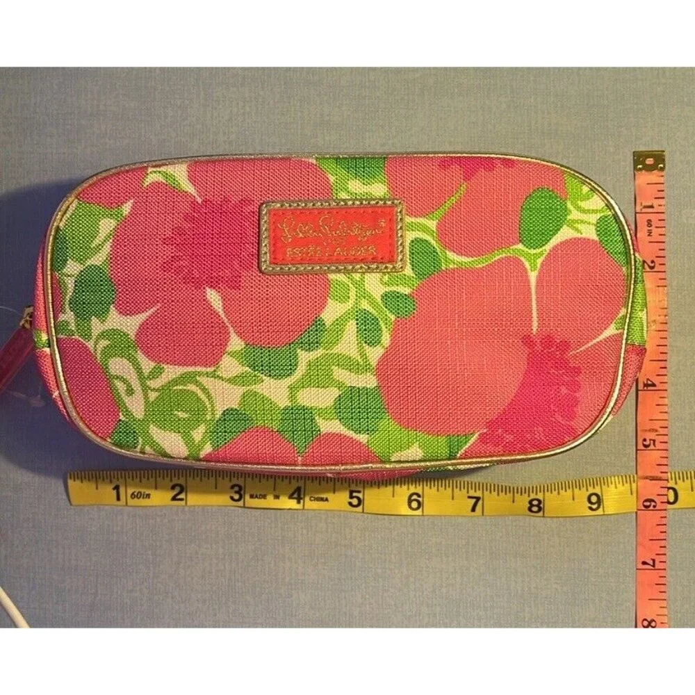 Estee Lauder Floral Cosmetic Makeup Bag by Lilly Pulitzer Design
